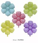 Ins Style Cute Daisy Flower Shape Foil Balloons Globos Party Decoration