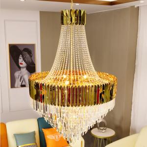 Wholesale Led Crystal Chandelier For Living Dining Room Round Rectangle hotel lobby chandelier(WH-CY-239) from china suppliers