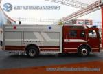 FAW 4x2 8000L Water Fire Fighting Vehicle 270hp Double Row Cabin
