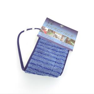 Wholesale 550GSM Blue Microfiber Wet Mop System With Hard Wire / Hard Silk Mop Head from china suppliers