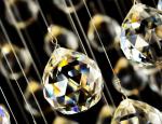 Modern Fancy Round Clear Crystal Led Ceiling Light Gu10 Indoor
