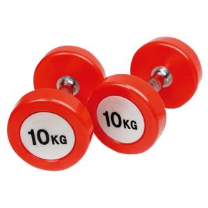 Wholesale Colorful Commercial PU Coated Dumbbells 2.5-50kgs Weight from china suppliers