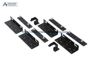 Wholesale Modern 2mm Matte Black Heavy Duty Corner Brace from china suppliers