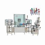 Aseptic Rotary 1ml Tincture Bottle Filler Pharmaceutical With Labeling Machine