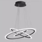 Luxury LED Acrylic Chandelier High End Modern Pendant Lights Energy Saving