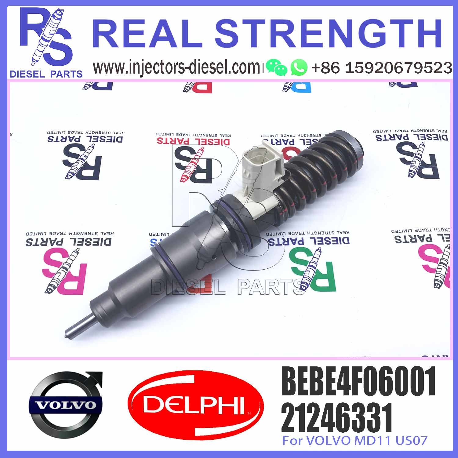 New Diesel Fuel Injector 21246331 85003110 BEBE4F06001 for V olvo MD11 21106375 21246331 21244717