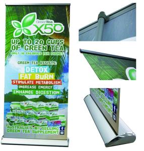 Wholesale Promotion Advertising Stands Outdoor Aluminum Advertising Roller Banner from china suppliers