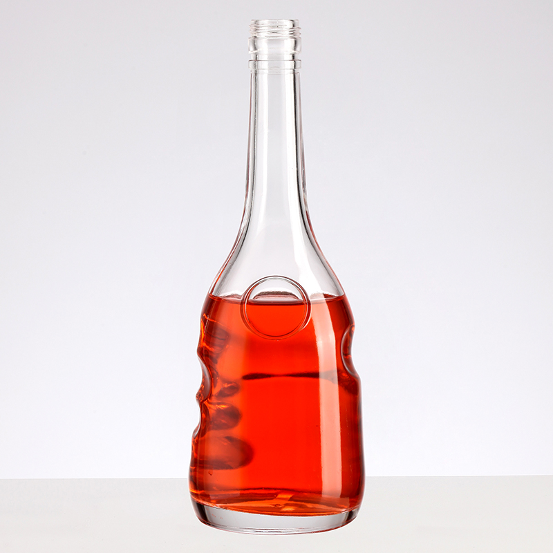 Super Flint 70cl Glass Vodka Bottle 700ml Tequila Whiskey Brandy Bottle for Champagne