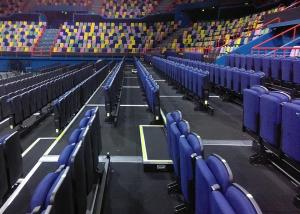 Wholesale Comfortable Telescopic Seating Systems Upholstered Chair For Performing Arts Venues from china suppliers
