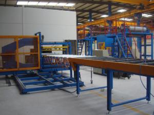 Wholesale PLC Band Saw Cutter PU Sandwich Panel Line from china suppliers