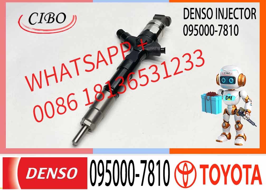 Common Rail Injector Assembly 23670-30290 095000-7810 For Toyota
