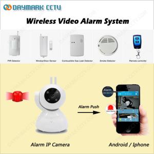 Wholesale HD 720p wireless push notification alarm siren camera ip support alarm sensors from china suppliers
