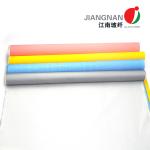 One Side Silver Silicone Coated Fiberglass Fabric For Fire Prevention