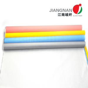 Wholesale E-glass Polyurethane Silicone Coated Glass Cloth Heat Resistant Double Sides from china suppliers