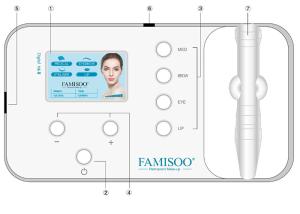 Wholesale White Color Screen For Permanent Makeup Machine Kit With Battery Standby 10 Hours from china suppliers