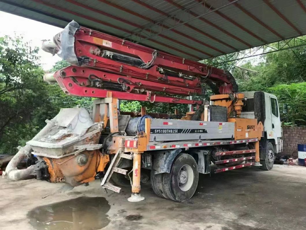 2014 Concrete Pump Truck 25m Truck Mounted Pump Heavy Equipment Concrete Boom Pump