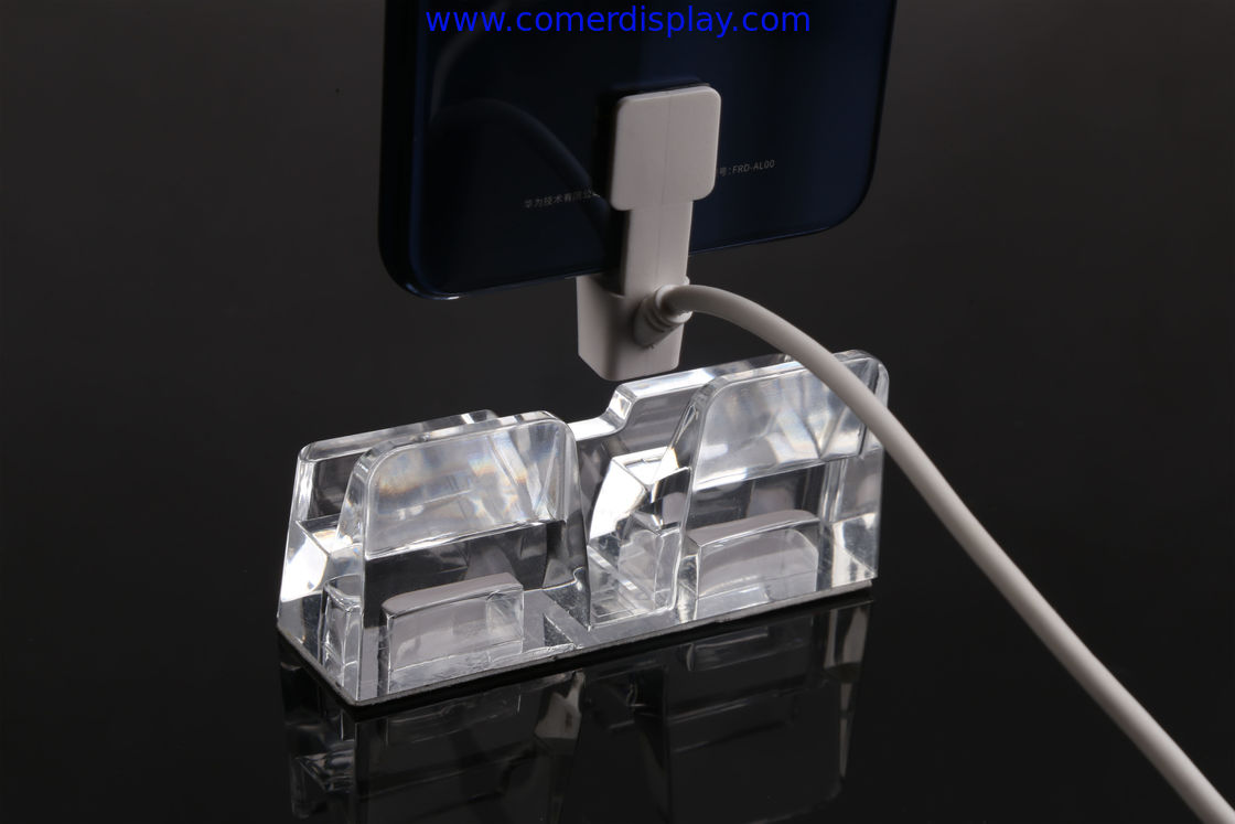 COMER display brackets security cable lock alarm for gsm cellphone retail stores anti-theft devices