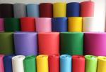 Pink Nonwoven Filtration Forcarbon Filter / Needle Punch Non Woven Fabric Filter
