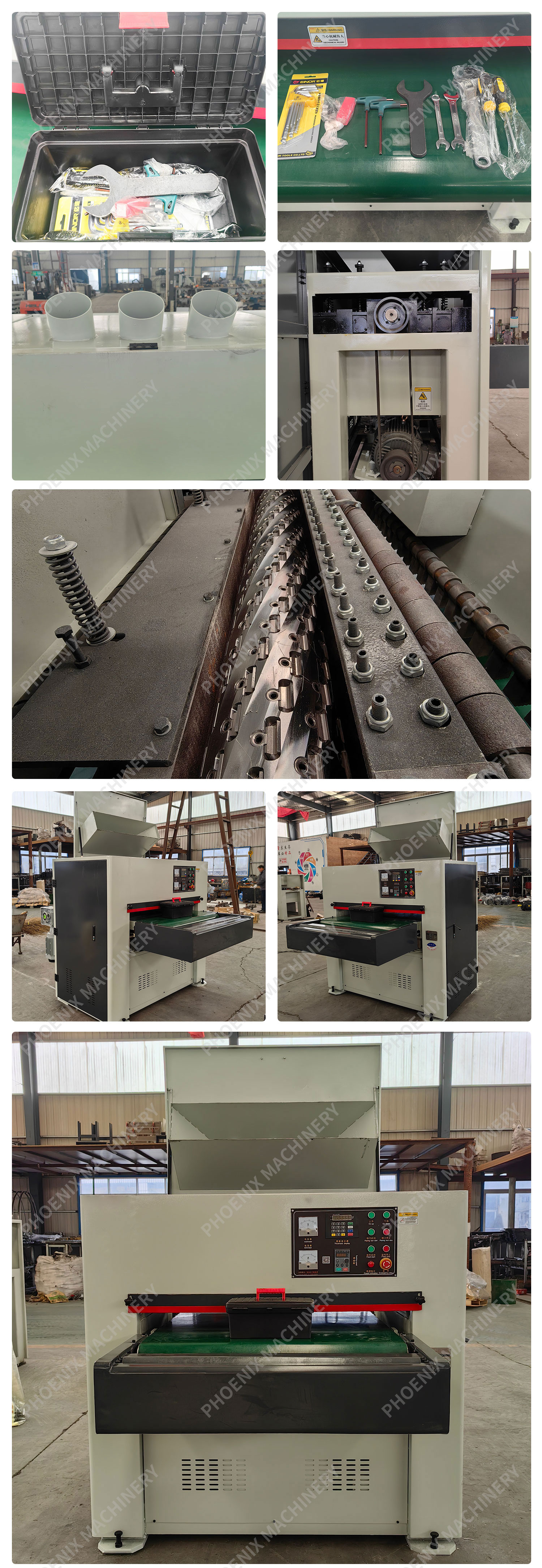 3.5mm Minimum Thickness Woodworking Single Side Planer for Furniture Board Processing