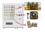 Conveyor Belt Fresh Food Vending Machines , Sandwich Vegetables Vending Machine