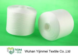 Wholesale Z Twist White Dyed Virgin Spun Polyester Yarn For Sewing / Knitting / Weaving from china suppliers