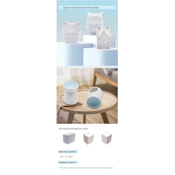 Wholesale Wax Melt Burner Melter Warmer Ceramic Tea Light Candle Holder, Essential Oil Burner Incense Aroma Diffuser, Home Decor