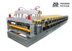 Steel Plate Glazed Roofing Sheet Roll Forming Machine 1000mm Feeding Width