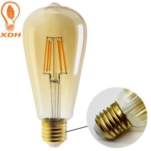 Wholesale 540lm 6W ST64 Vintage Amber Light Bulbs Indoor 2700k LED Edison Bulb from china suppliers