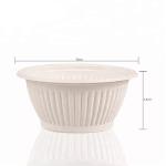200ml 6oz Biodegradable Disposable Paper Soup Food Corn Starch Bowl Sustainable