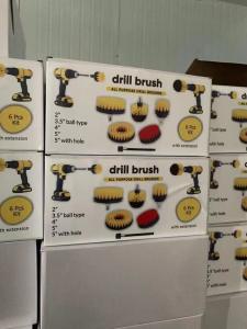 Wholesale 4inch Electric Drill Cleaning Scrubber Brush For Cleaning Car Wheel Or Bathroom Floor from china suppliers