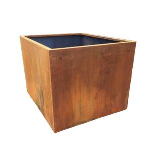 Wholesale 72&quot; modern outdoor tree planters corten steel knocked down pot customized giant from china suppliers