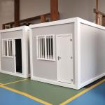 Noise Insulation Prefab Storage Container Houses Corrosion Protection