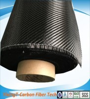 Solids Pattern 3K Abrasion Resistant Plain Carbon Fiber Fabric For Auto Parts