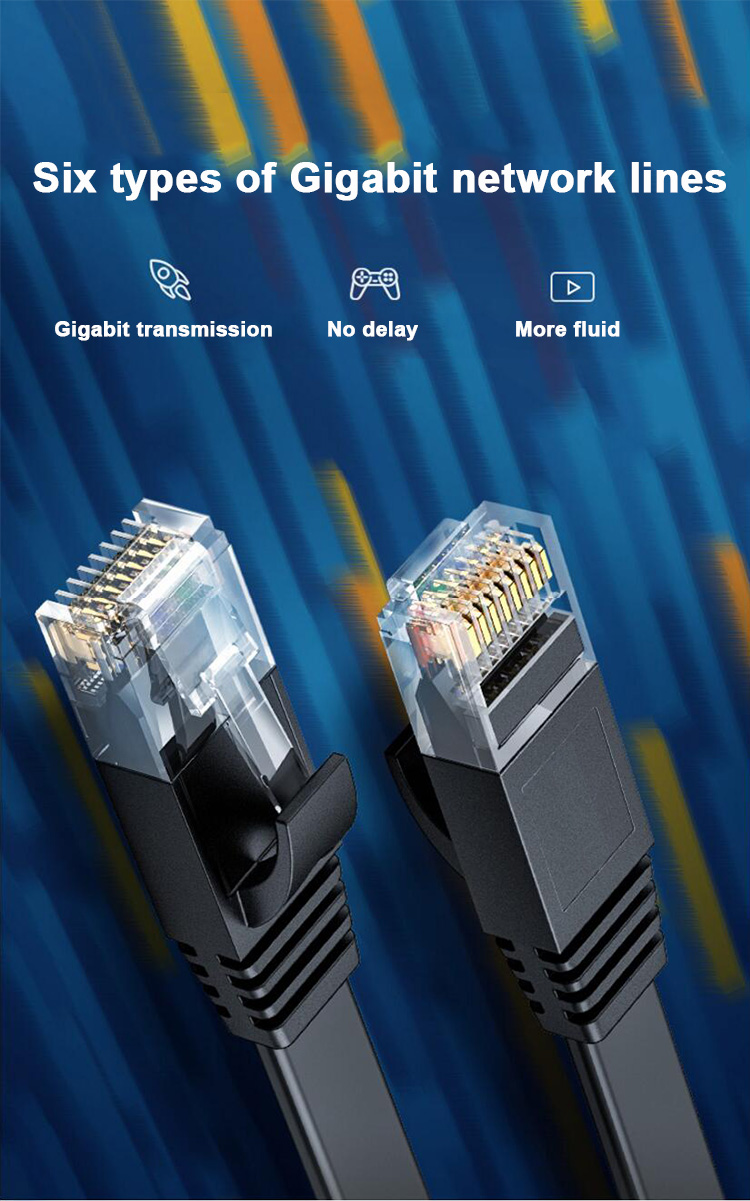 5ft Rj45 Cat 6 Ethernet Patch Internet Cable Category 6 Patch Cord