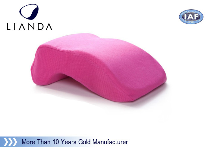 Velvet cover Memory Foam Pillows Customized LOGO for Office Nap , ROHS TUV certificate