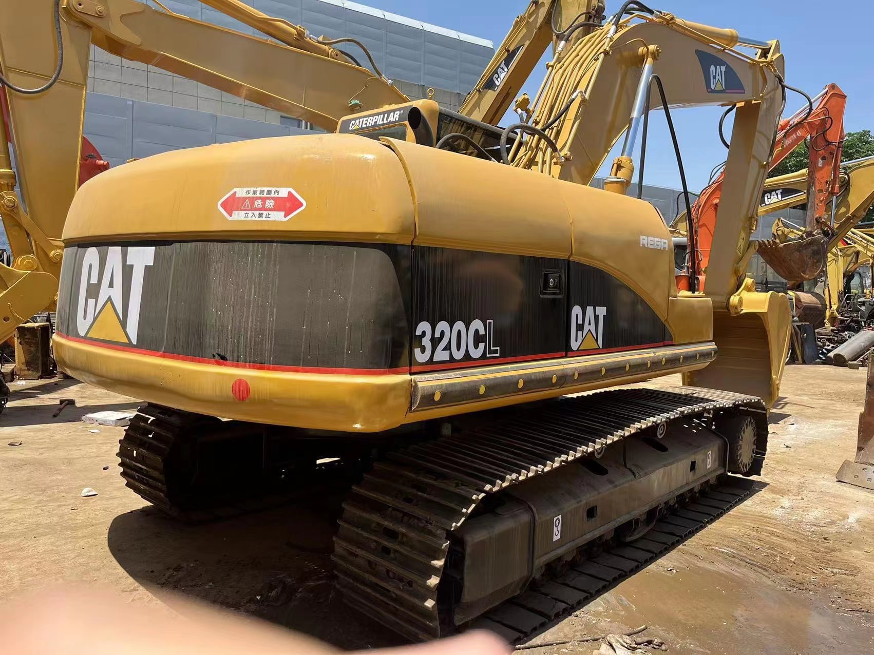 20T Caterpillar Excavator Used Excavator Cat320c 110KW Power