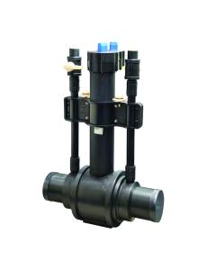 Wholesale DN63-DN355 SDR11 SDR17.6 Double Discharge PE Ball Valve from china suppliers