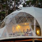 PVC Geodesic Dome Tent Adventure Park , Outdoor Dome Tent Eco Friendly