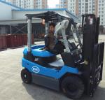 Long Life 2500Kg Battery Powered Forklift Truck For 3150mm Overall Length