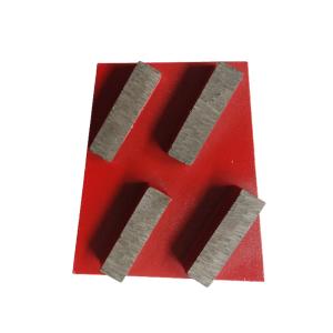 Wholesale Concrete Floor Diamond Grinding Tools Trapezoid Four Segments 40*10*10mm from china suppliers