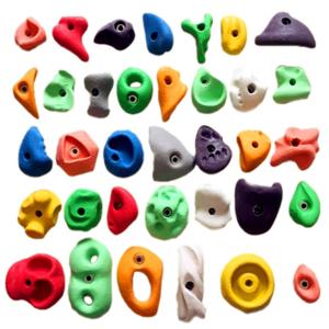 Wholesale Yellow Red CE Fiberglass Rock Climbing Holds For Professional Climbing Panel from china suppliers