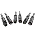 Nylon Coated M8 Waterproof Male Female Connector Smart Agricultural Machine