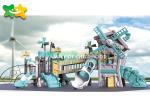 Preschool Plastic Playground Slide For Toddlers Anti - Static Non Toxic Material
