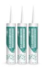 SS608 Light Grey Bathroom Silicone Sealant Fast Drying White Caulk For Bathtub