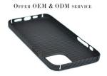 Plastic Ring Black Color Aramid Fiber Phone Case For iPhone 12 12 Pro