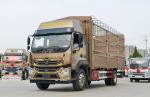 Foton 4*2 Drive Mode Used Lorry Yuchai Engine Big Cargo Box