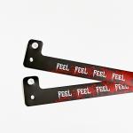 Custom Logo Promotional Item Wristbands Vinyl One Layer PVC Waterproof Colorful