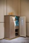 High End Design High Gloss Veneer Living Room Cabinet Wooden Cupboard
