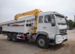 10 Wheels 10T Mobile Crane Truck , Crane Lift Truck High Capacity For Constructi