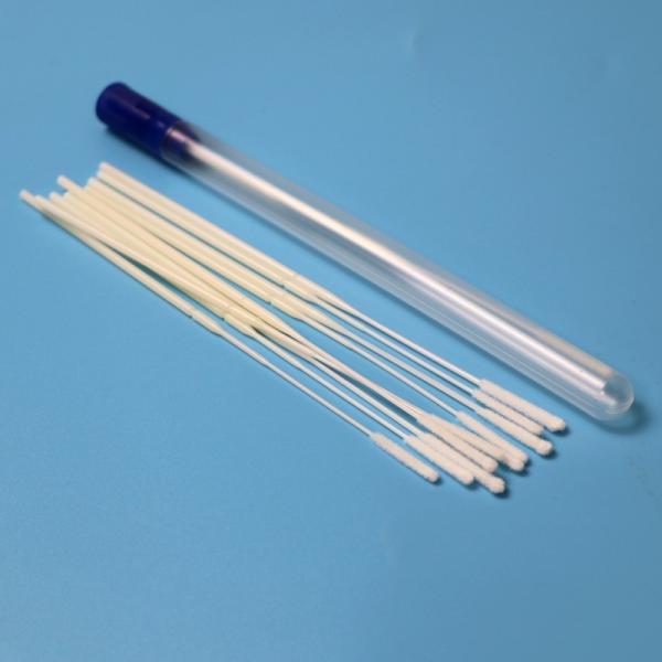 Individual Wrapped Flocked Nylon Nasal Swab Sterile Specimen Collection Swab